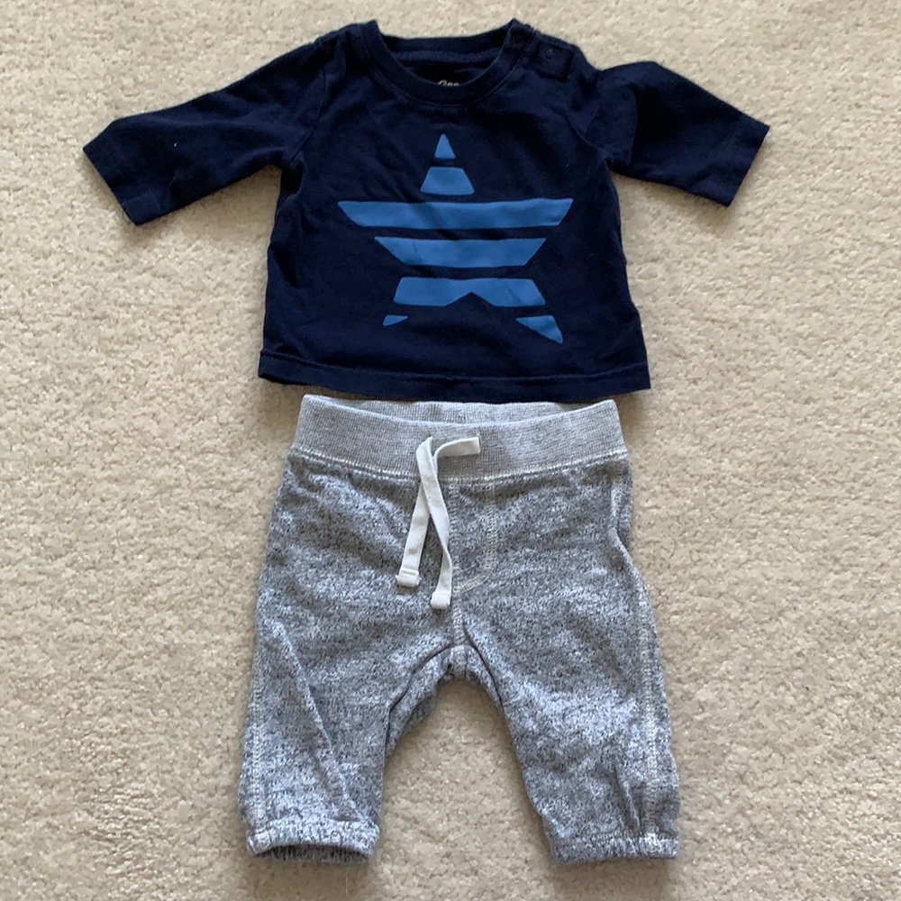 Baby GAP set of pants and shirt